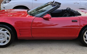 Chevrolet-Corvette-convertible-1991-Red-Black-8