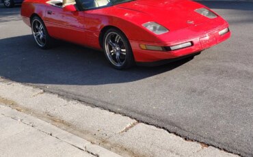 Chevrolet-Corvette-convertible-1991-Red-Tan-1