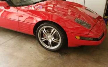 Chevrolet-Corvette-convertible-1991-Red-Tan-5