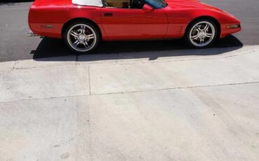 Chevrolet-Corvette-convertible-1991-Red-Tan-6