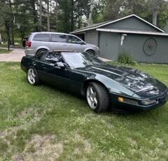 Chevrolet-Corvette-convertible-1993-Green-Beige