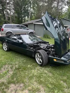 Chevrolet-Corvette-convertible-1993-Green-Beige-5