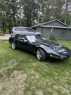 Chevrolet-Corvette-convertible-1993-Green-Beige