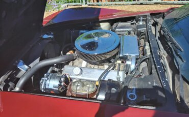 Chevrolet-Corvette-coupe-1975-Burgundy-Black