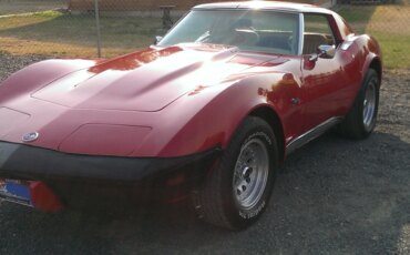 Chevrolet-Corvette-coupe-1976-Red-Beige-1