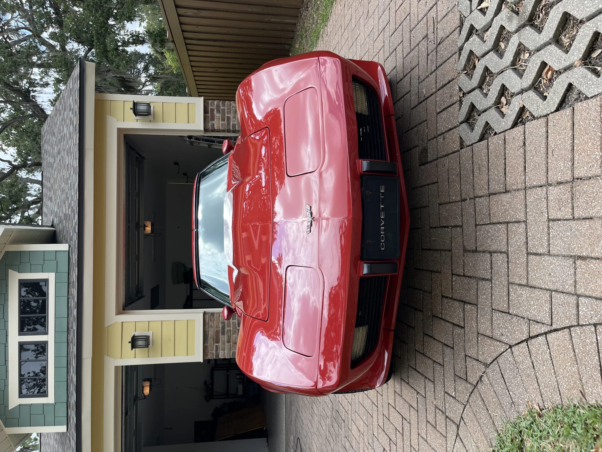 Chevrolet-Corvette-coupe-1977-Red-Red
