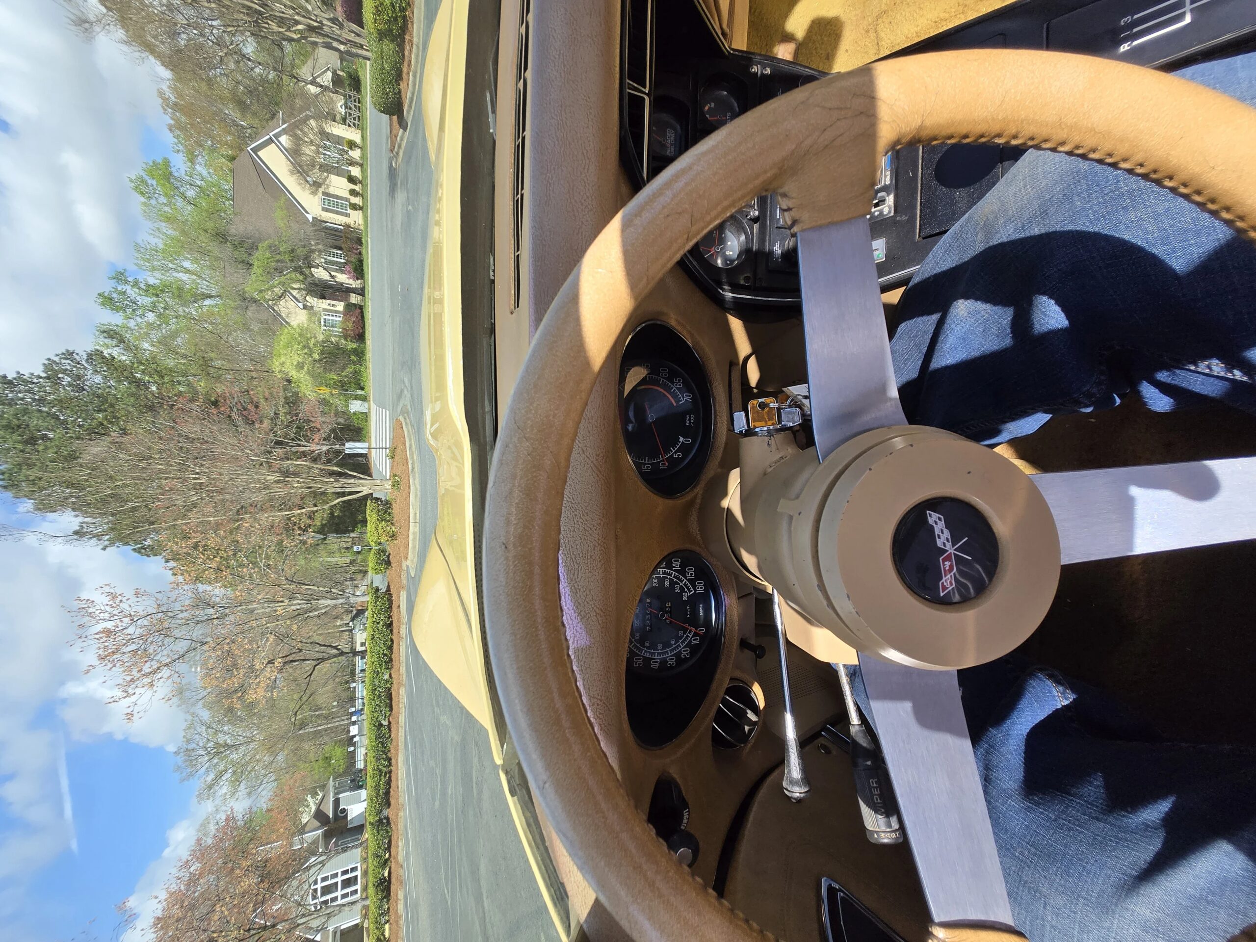 Chevrolet-Corvette-coupe-1977-Tan-Tan-16