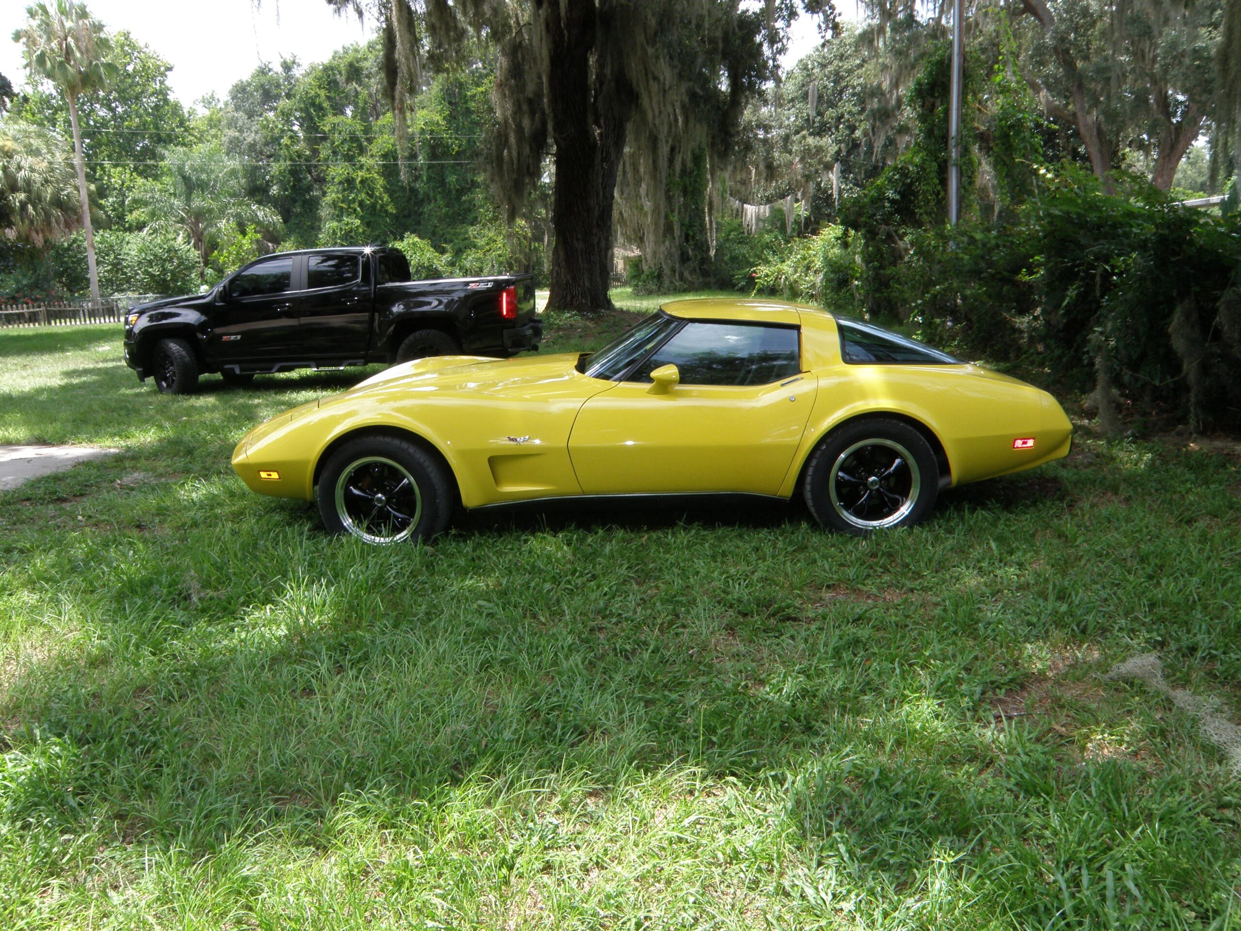 Chevrolet-Corvette-coupe-1979-Yellow-Black-16