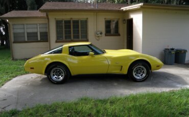 Chevrolet-Corvette-coupe-1979-Yellow-Black-2