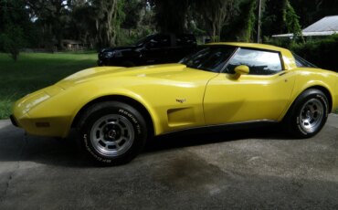 Chevrolet-Corvette-coupe-1979-Yellow-Black-23