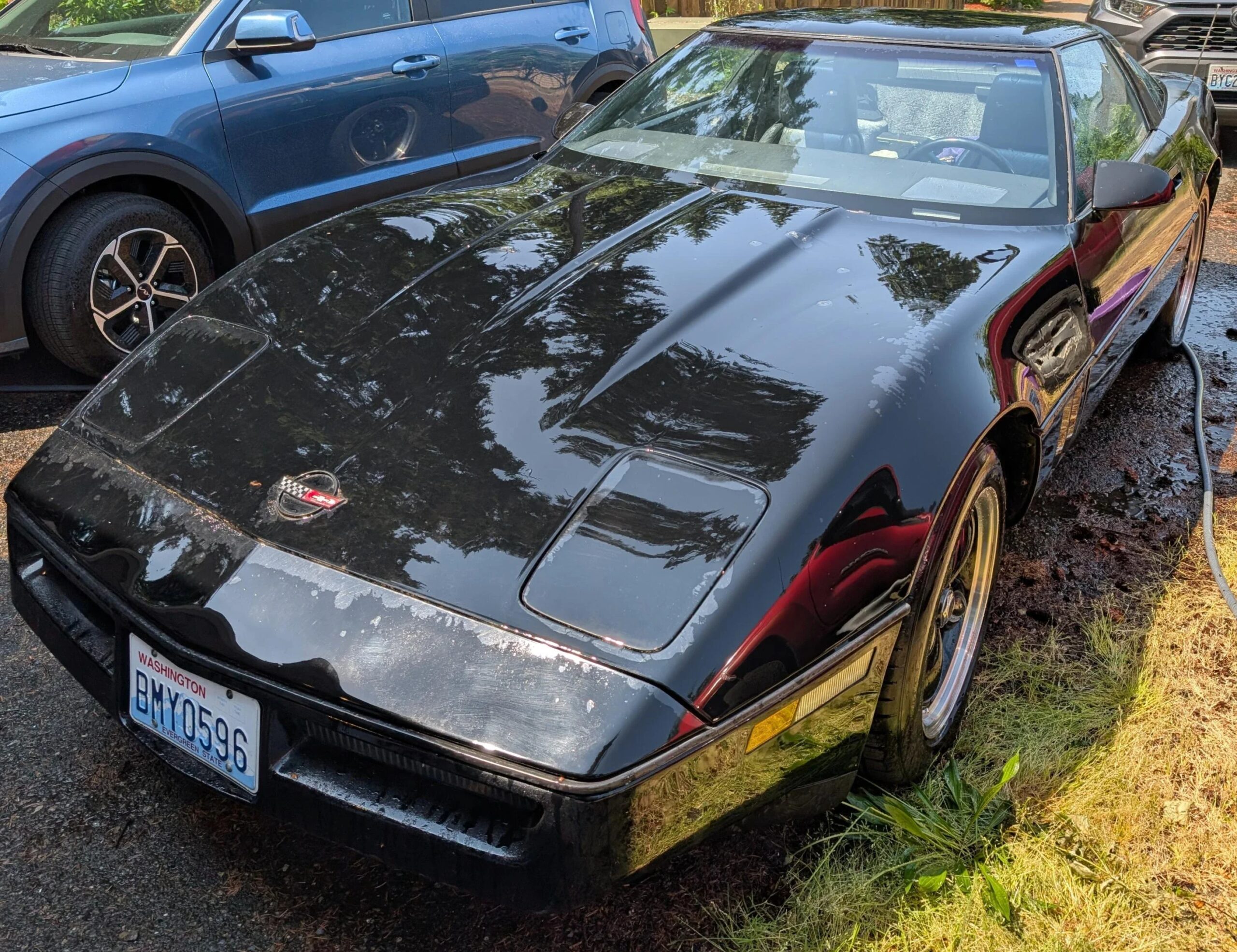 Chevrolet-Corvette-coupe-1984-Black-Gray