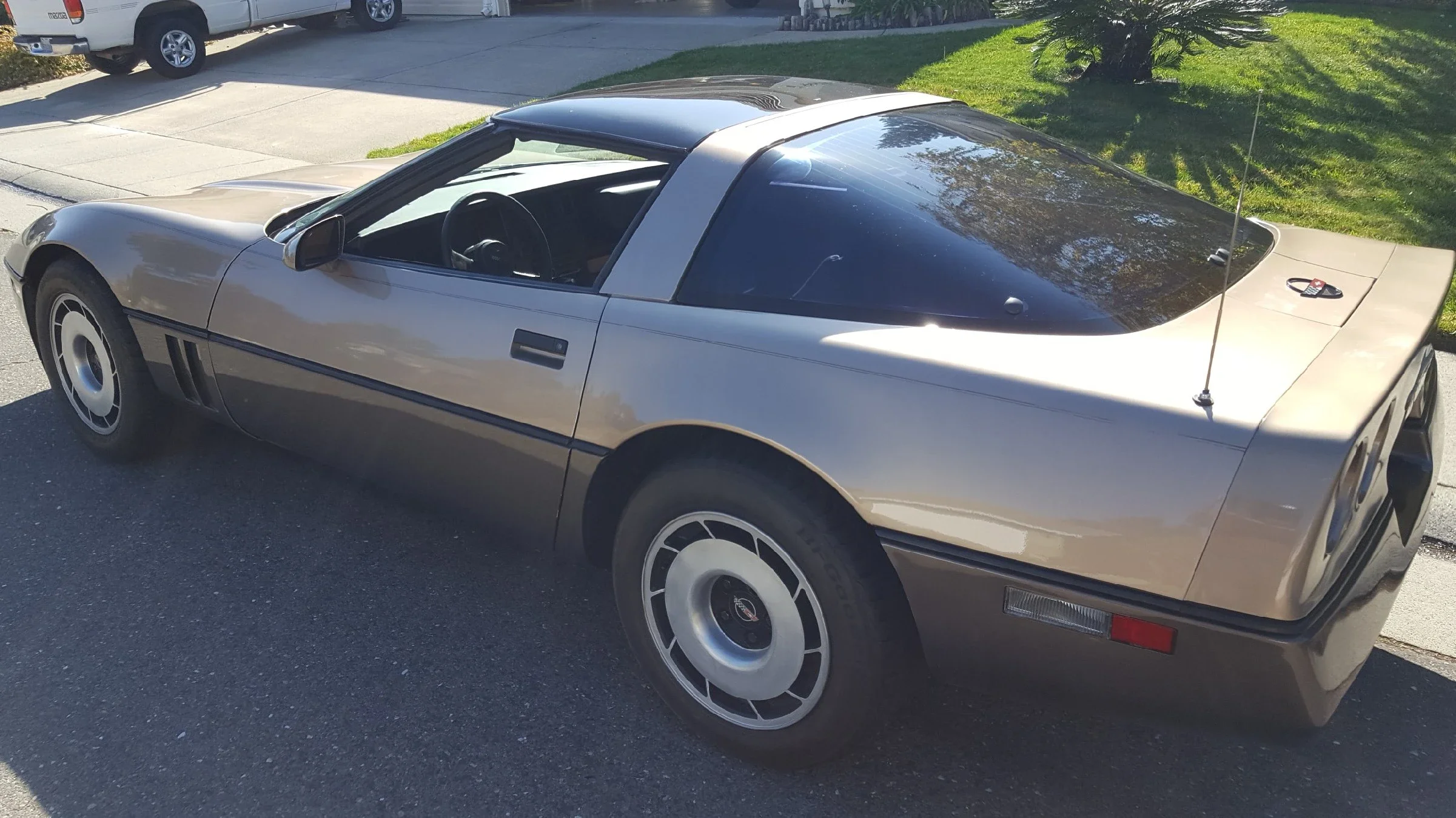 Chevrolet-Corvette-coupe-1984-Custom-Tan
