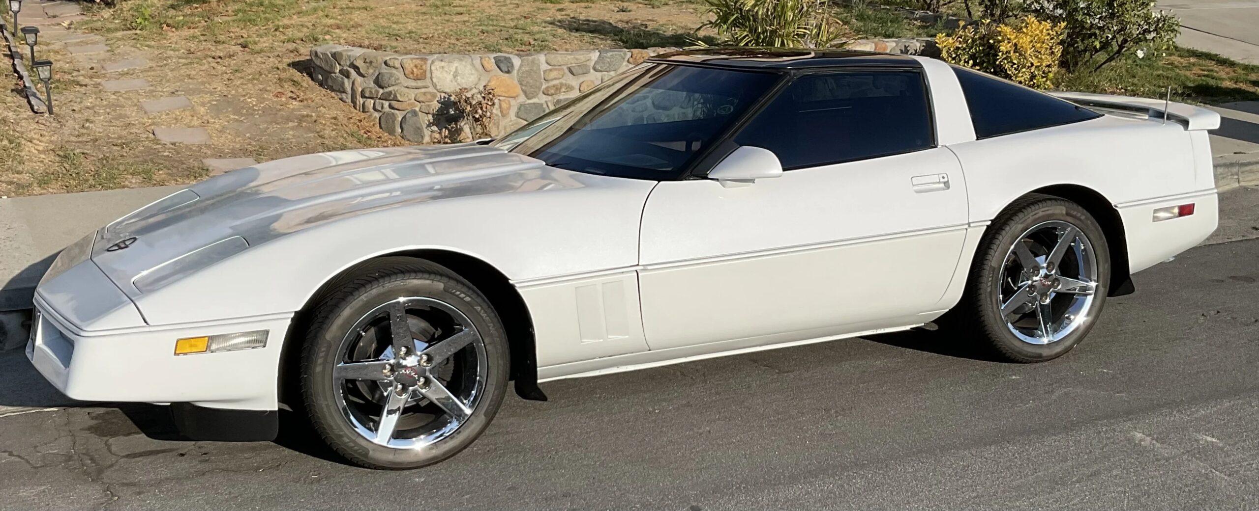 Chevrolet-Corvette-coupe-1984-White-Red-2