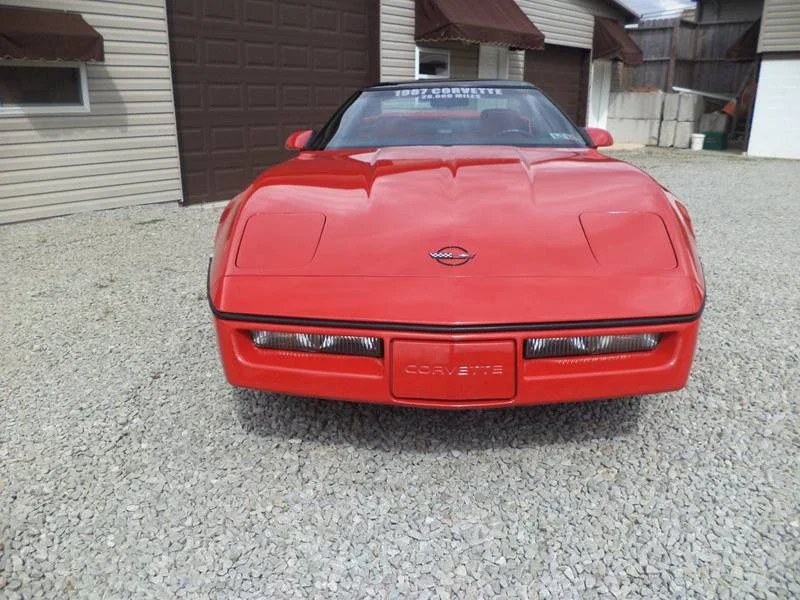 Chevrolet-Corvette-coupe-1987-Red-Red-10