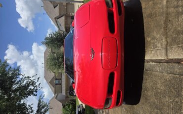 Chevrolet-Corvette-coupe-1989-Red-Tan