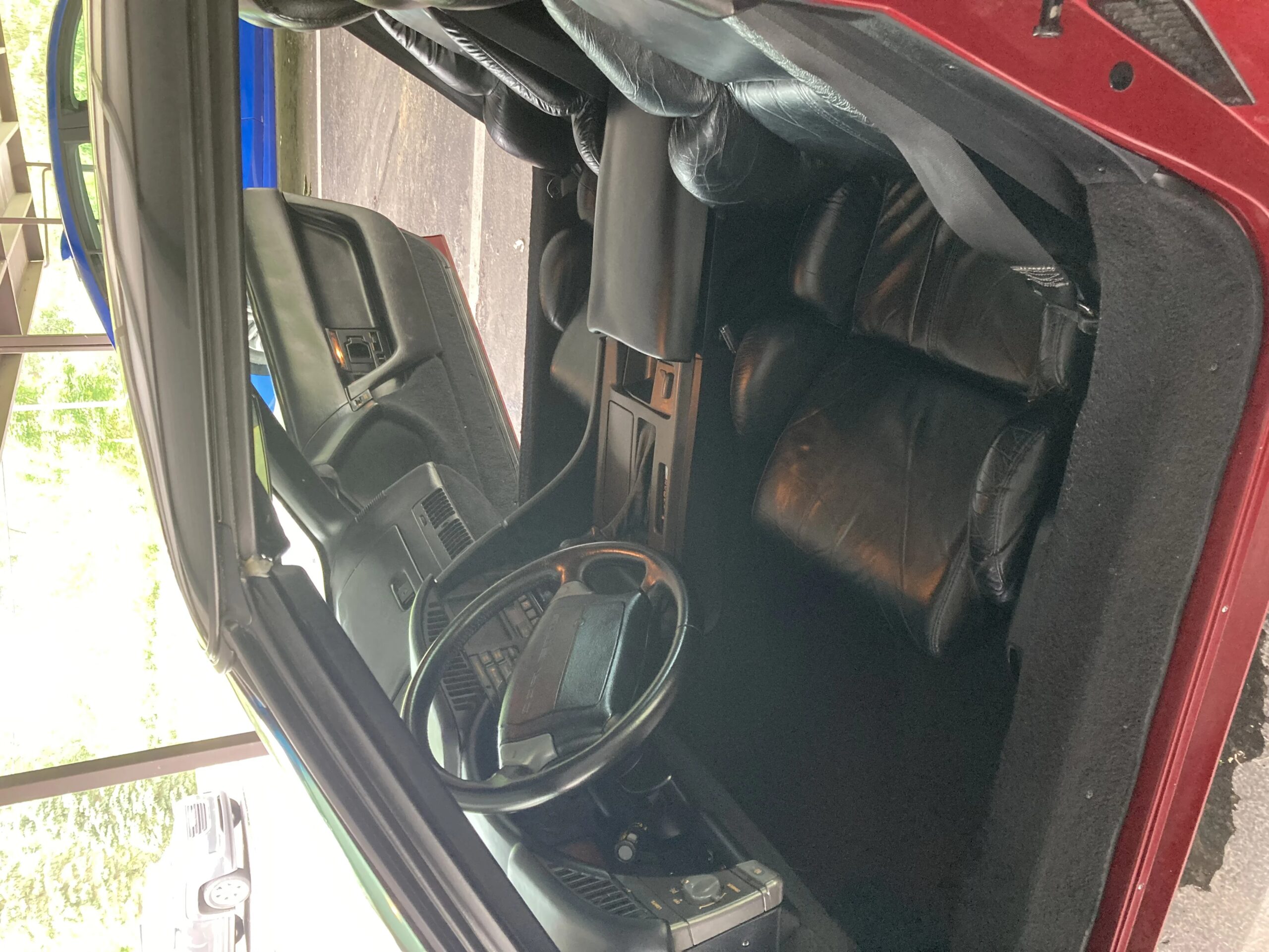 Chevrolet-Corvette-coupe-1991-Burgundy-Black-11