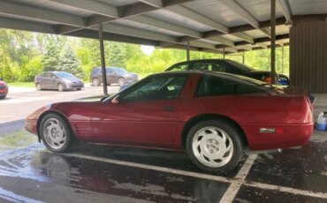 Chevrolet-Corvette-coupe-1991-Burgundy-Black-8