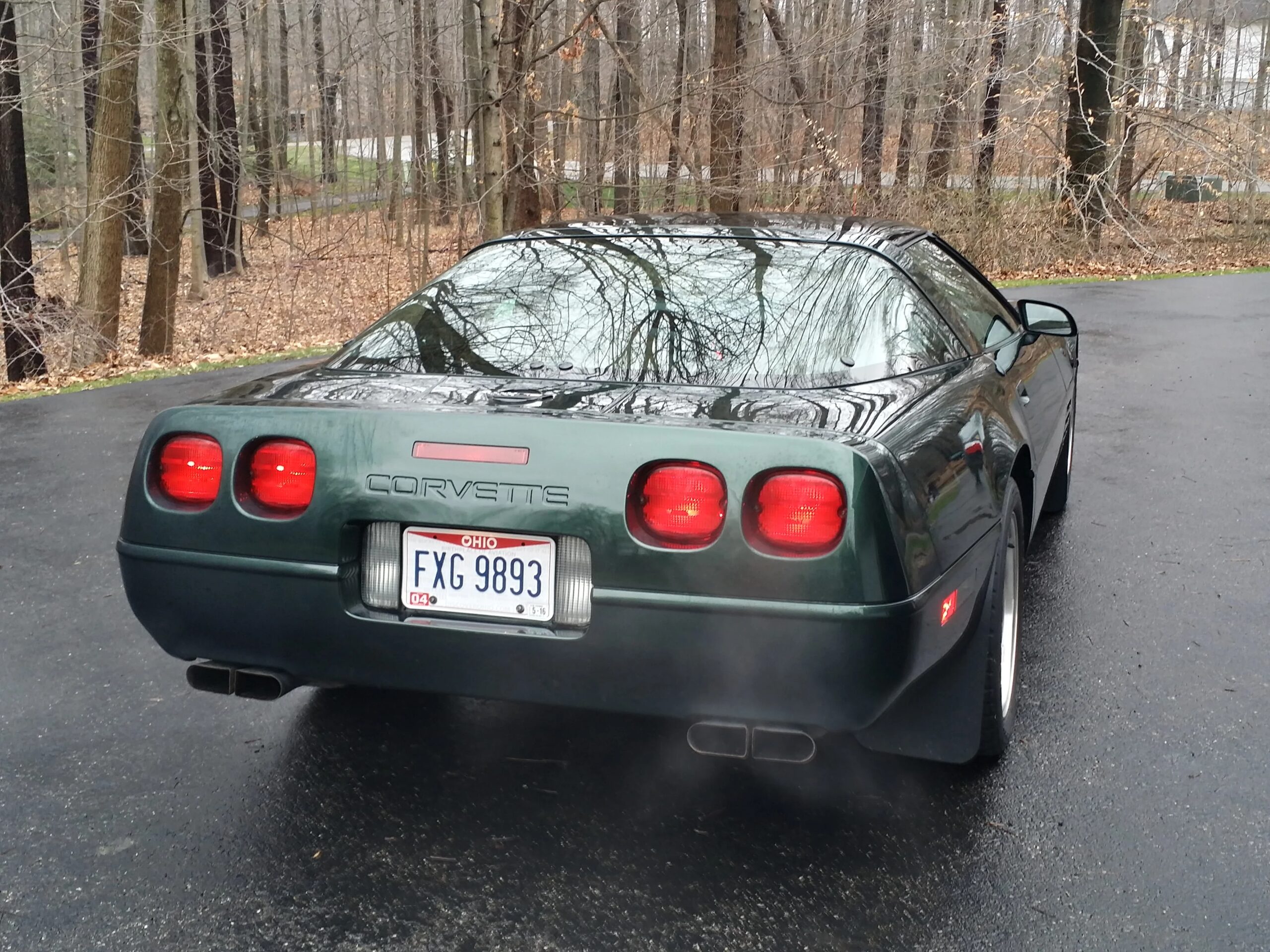 Chevrolet-Corvette-coupe-1994-Green-Tan-3