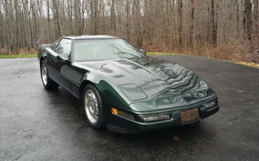 Chevrolet-Corvette-coupe-1994-Green-Tan