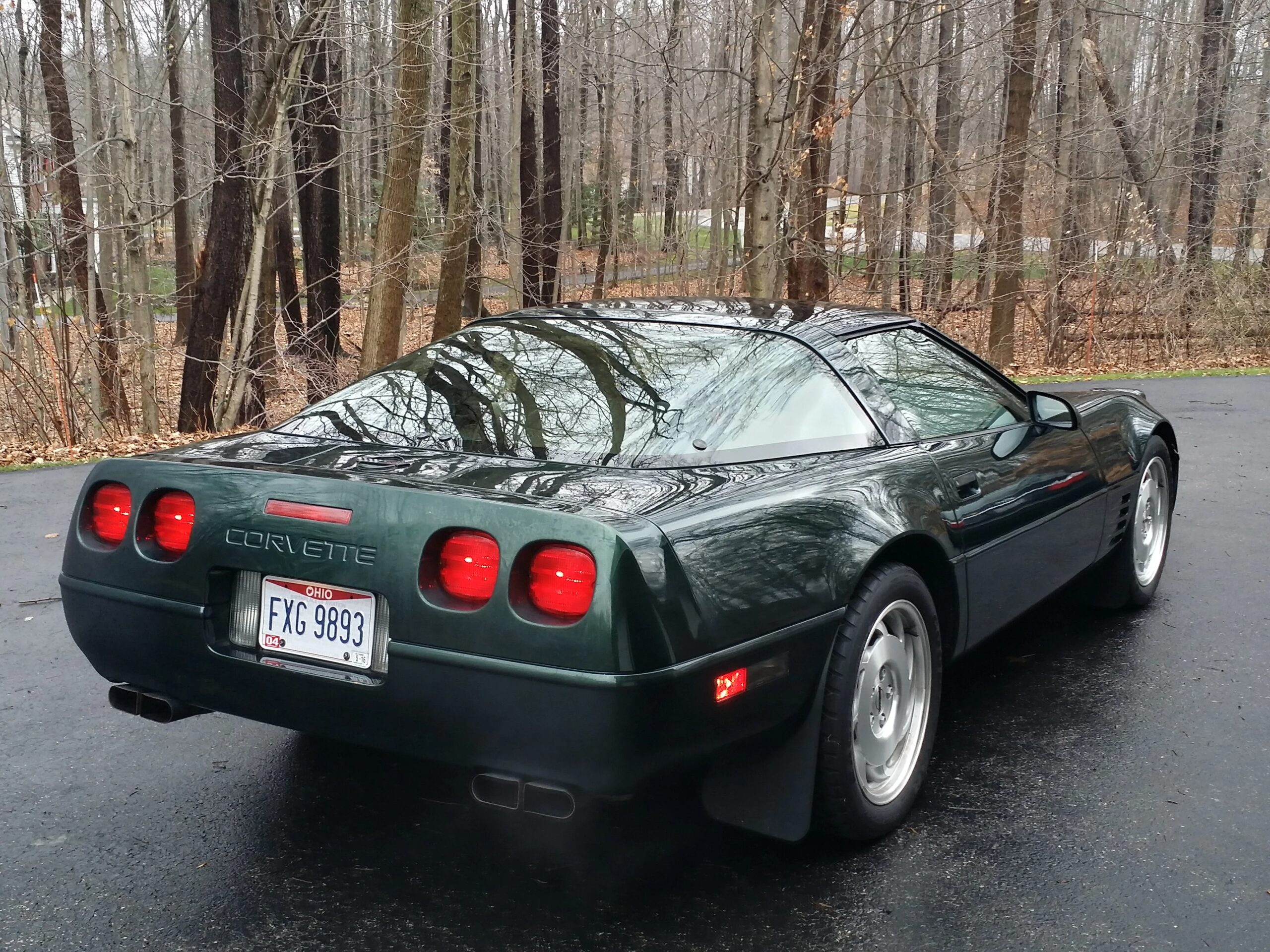 Chevrolet-Corvette-coupe-1994-Green-Tan-4
