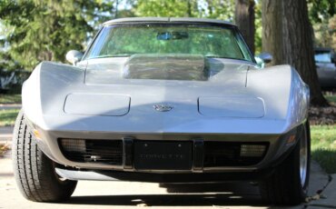 Chevrolet-Corvette-lt-1-1978-Silver-White