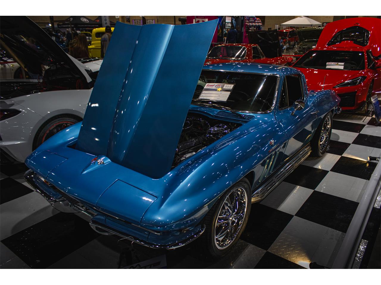 Chevrolet-Corvette-stingray-1965-Nassau-blue-Black-11