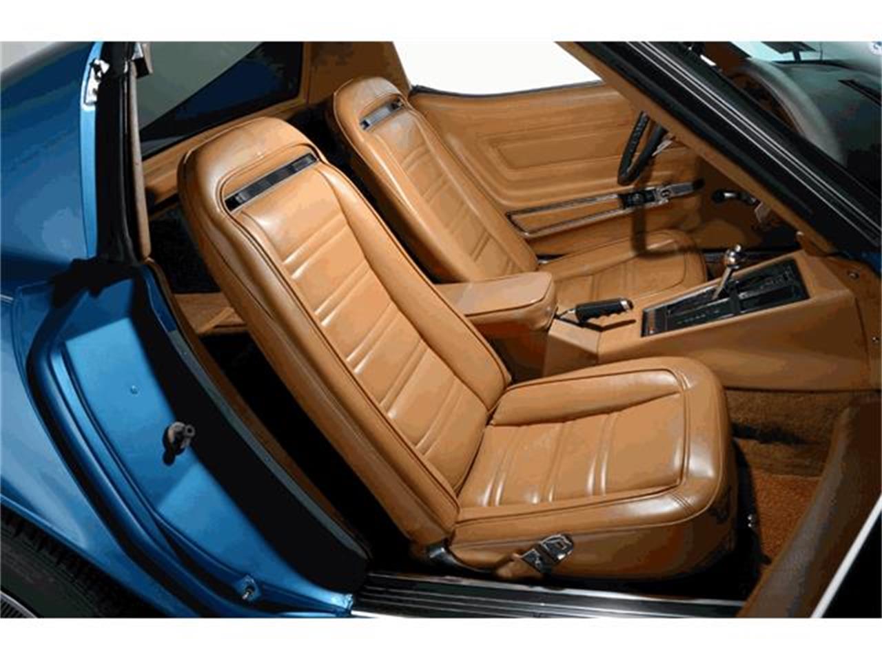 Chevrolet-Corvette-stingray-1973-Medium-Blue-Metallic-Medium-Saddle-11