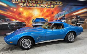Chevrolet-Corvette-stingray-1973-Medium-Blue-Metallic-Medium-Saddle-18