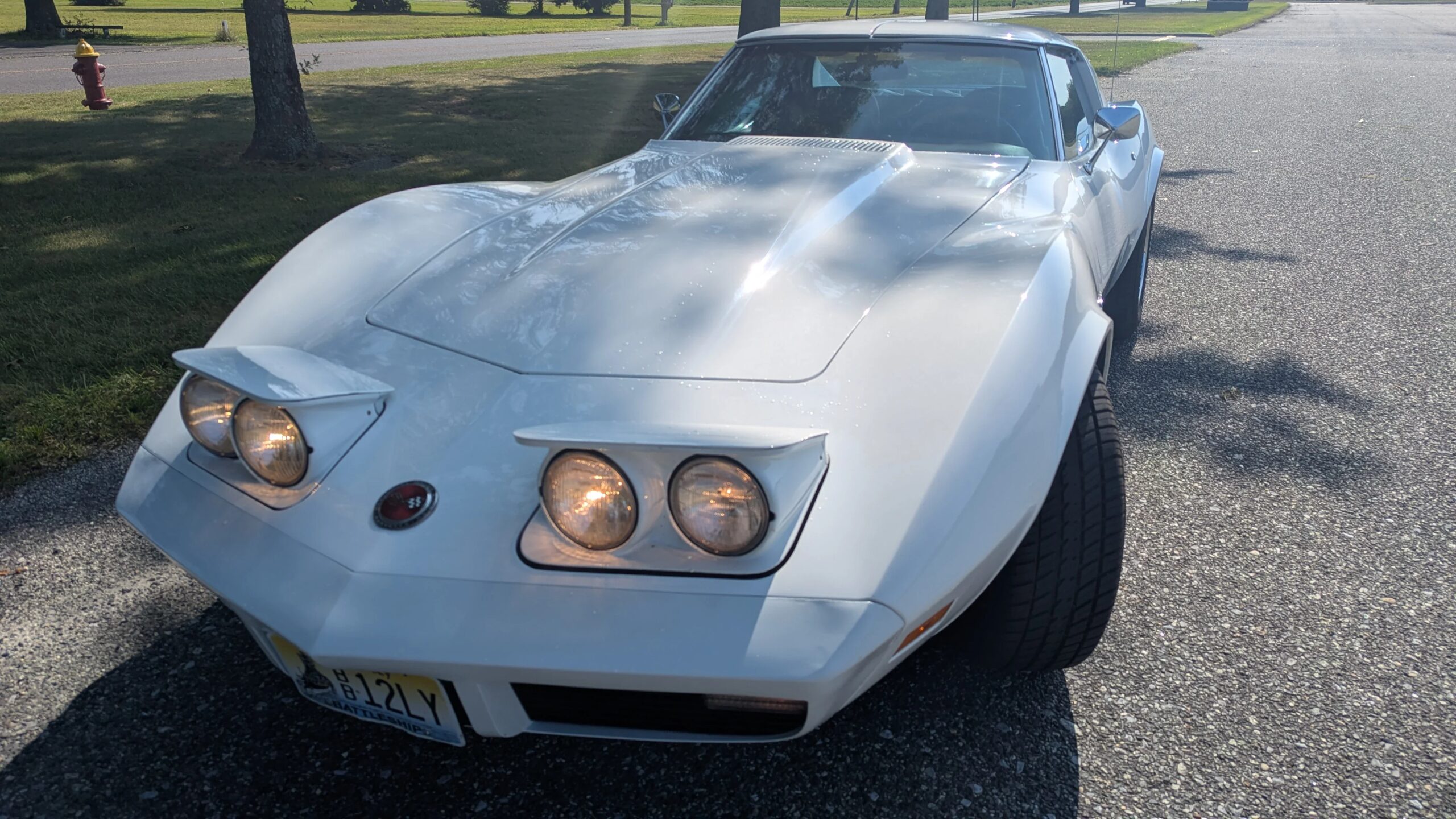 Chevrolet-Corvette-stingray-1974-White-Red-2