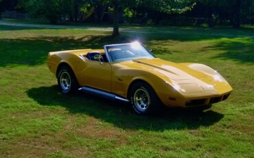 Chevrolet-Corvette-stingray-1974-Yellow-Black-1