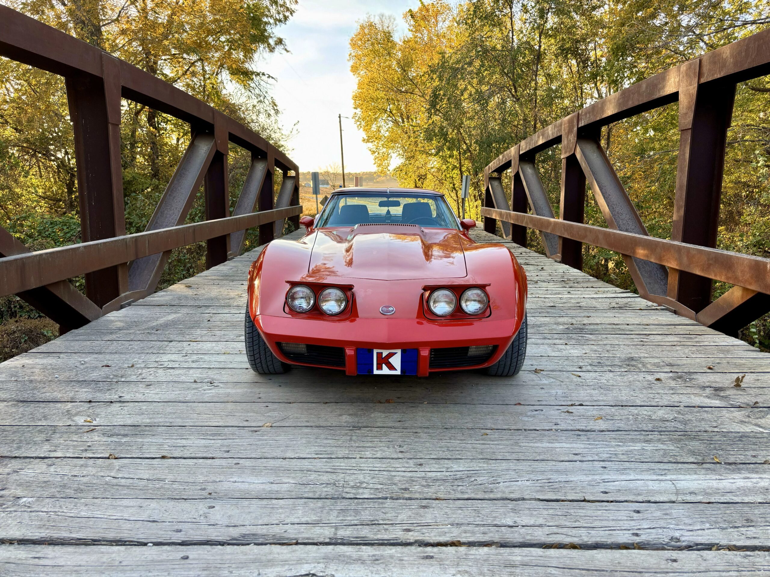 Chevrolet-Corvette-stingray-1975-Red-Silver-42