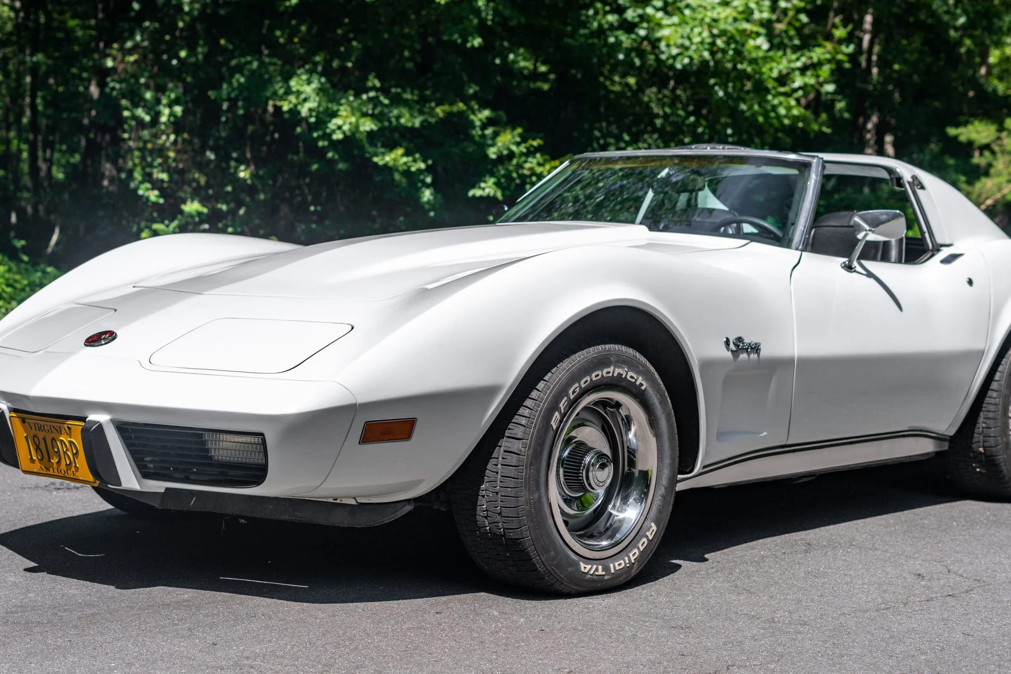 Chevrolet-Corvette-stingray-1976-White-Black-49