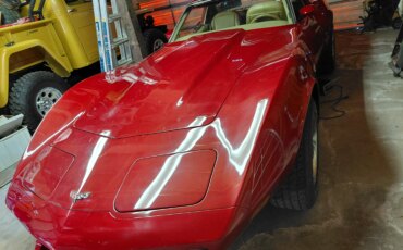 Chevrolet-Corvette-stingray-1977-Red-Tan-1