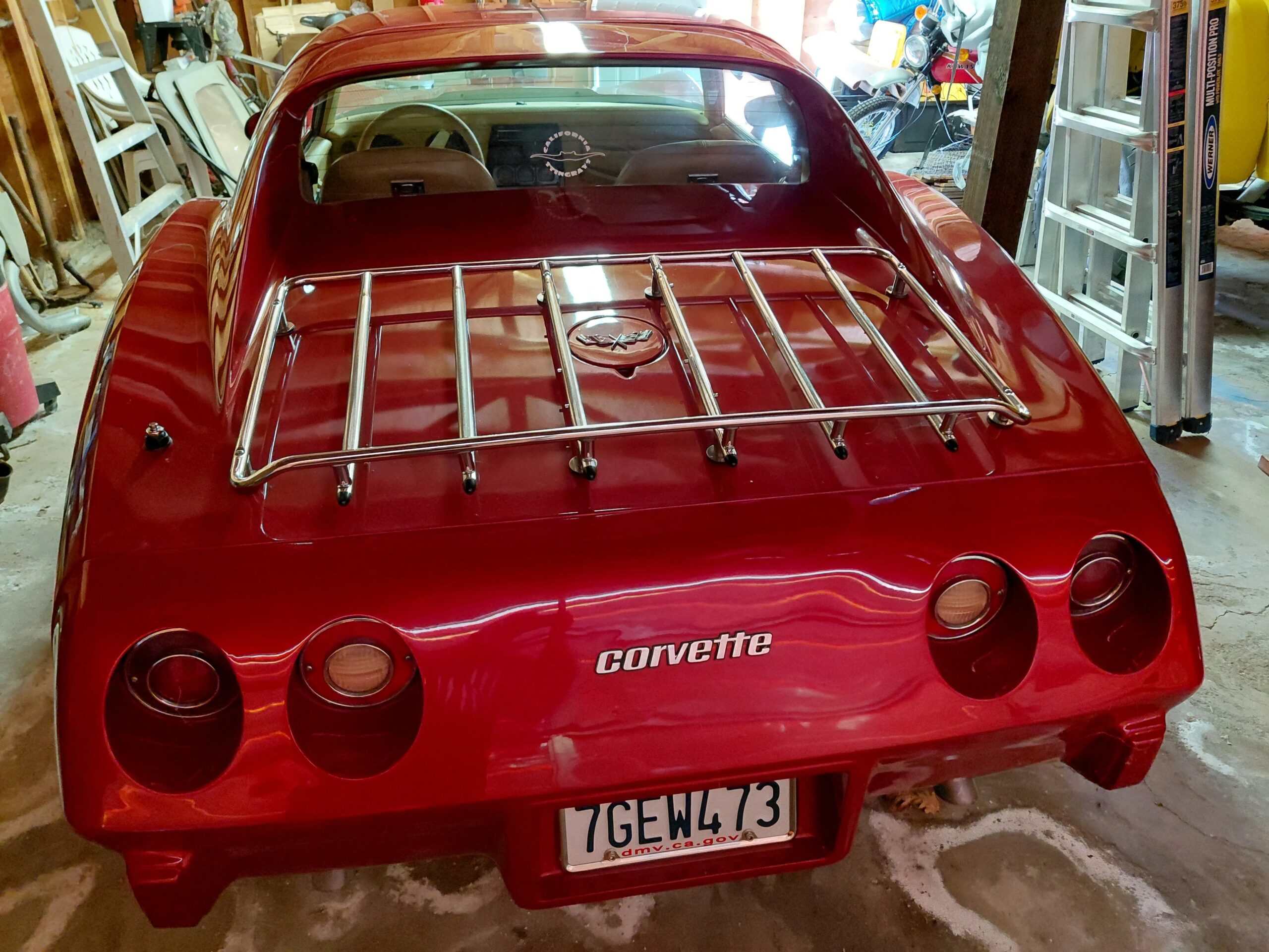 Chevrolet-Corvette-stingray-1977-Red-Tan-3