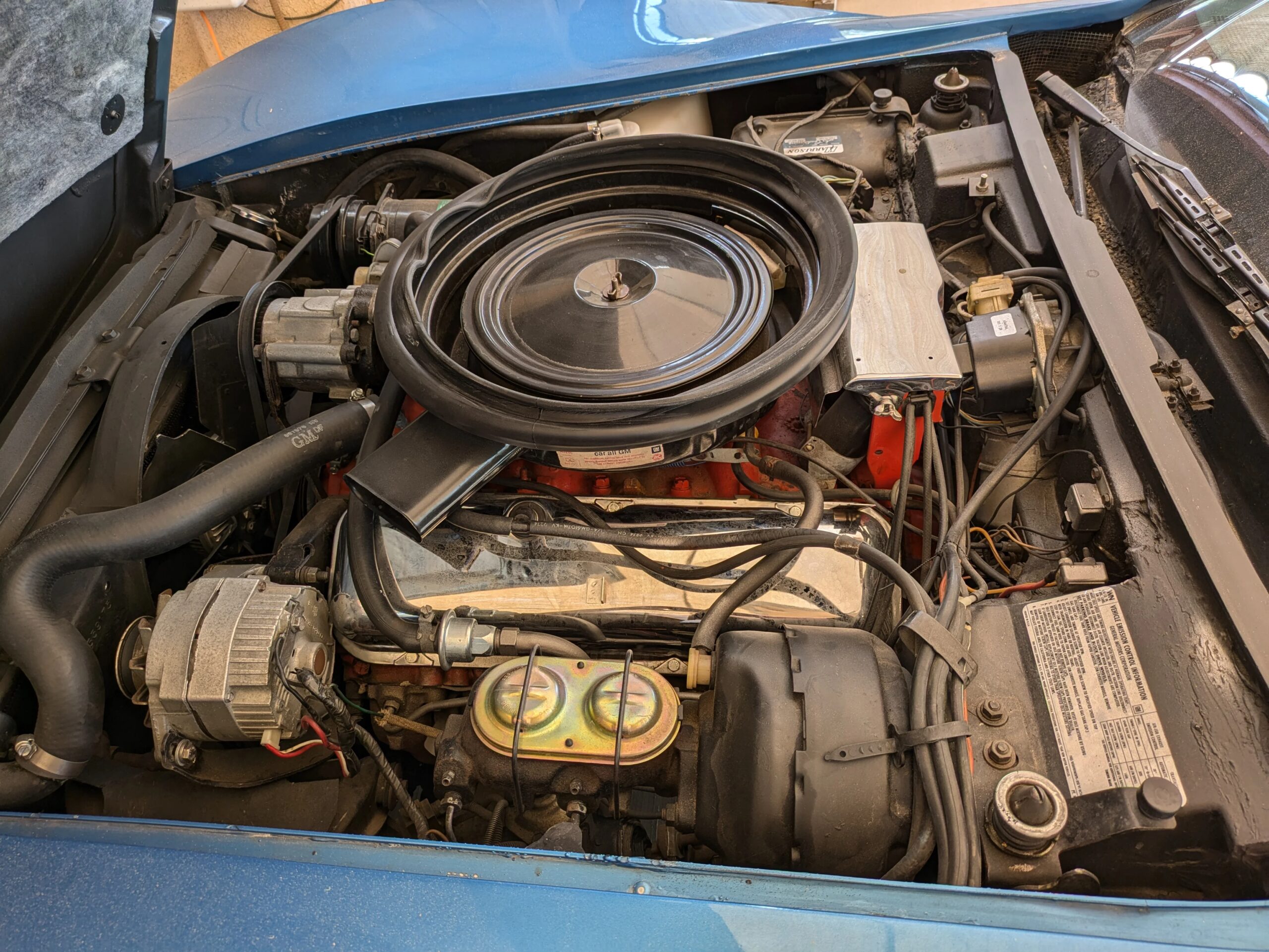 Chevrolet-Corvette-stingray-convertible-1973-Blue-Blue-14