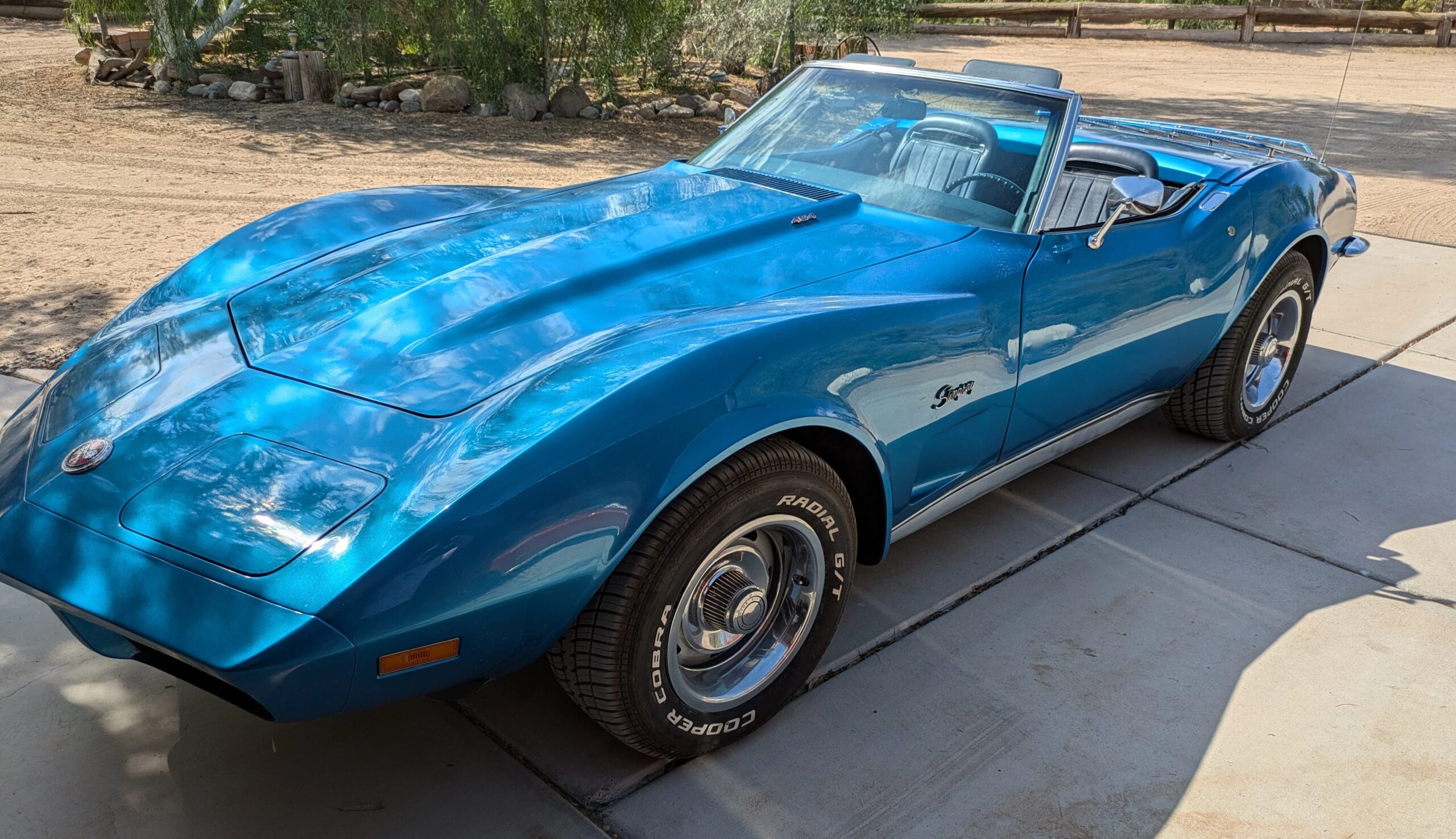 Chevrolet-Corvette-stingray-convertible-1973-Blue-Blue-2