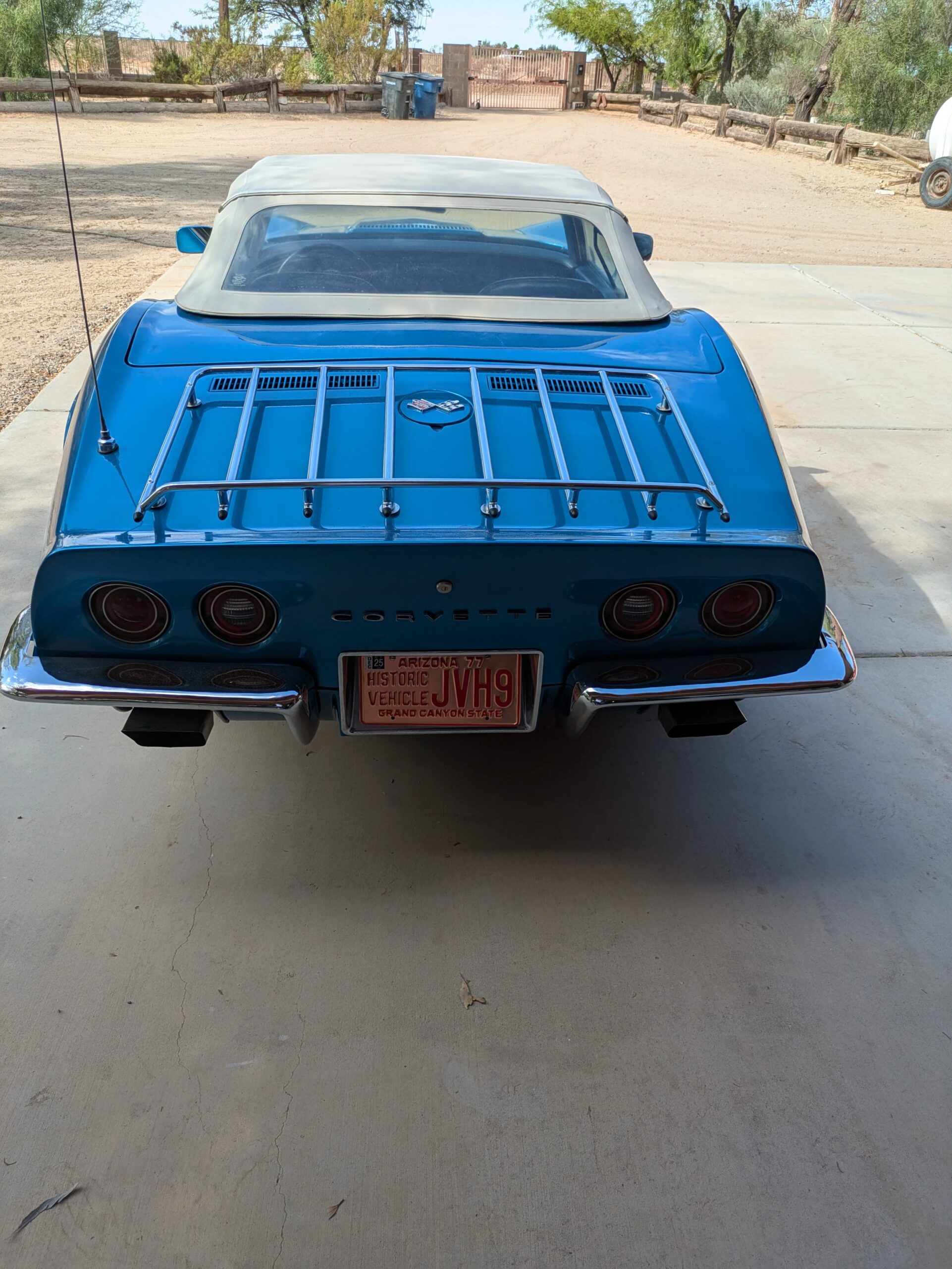 Chevrolet-Corvette-stingray-convertible-1973-Blue-Blue-4