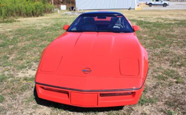 Chevrolet-Corvette-zr1-1990-Red-GrayBlack