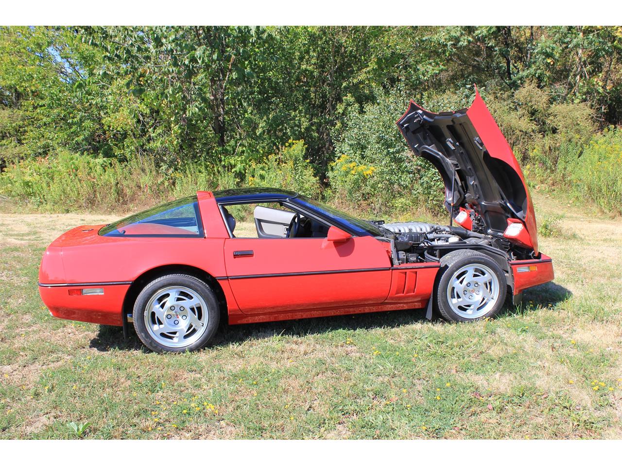Chevrolet-Corvette-zr1-1990-Red-GrayBlack-49