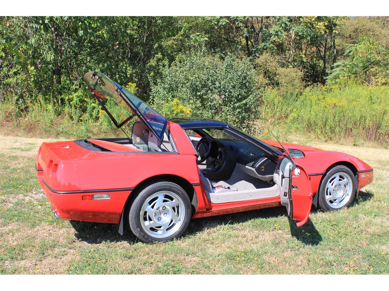 Chevrolet-Corvette-zr1-1990-Red-GrayBlack-9