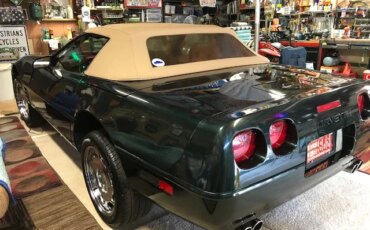 Chevrolet-Corvette-zr1-convertible-1991-Green-Tan-1