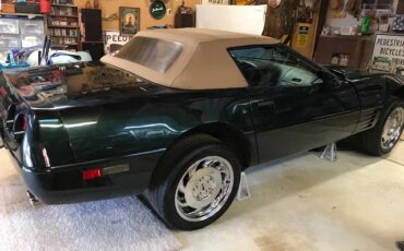 Chevrolet-Corvette-zr1-convertible-1991-Green-Tan-2