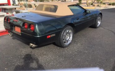 Chevrolet-Corvette-zr1-convertible-1991-Green-Tan-3