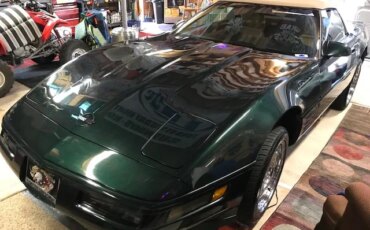 Chevrolet-Corvette-zr1-convertible-1991-Green-Tan