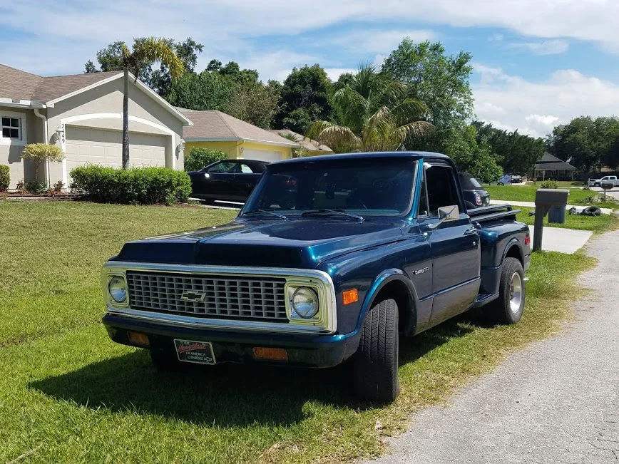 Chevrolet-Custom-1971-Turquoise-Turquoise