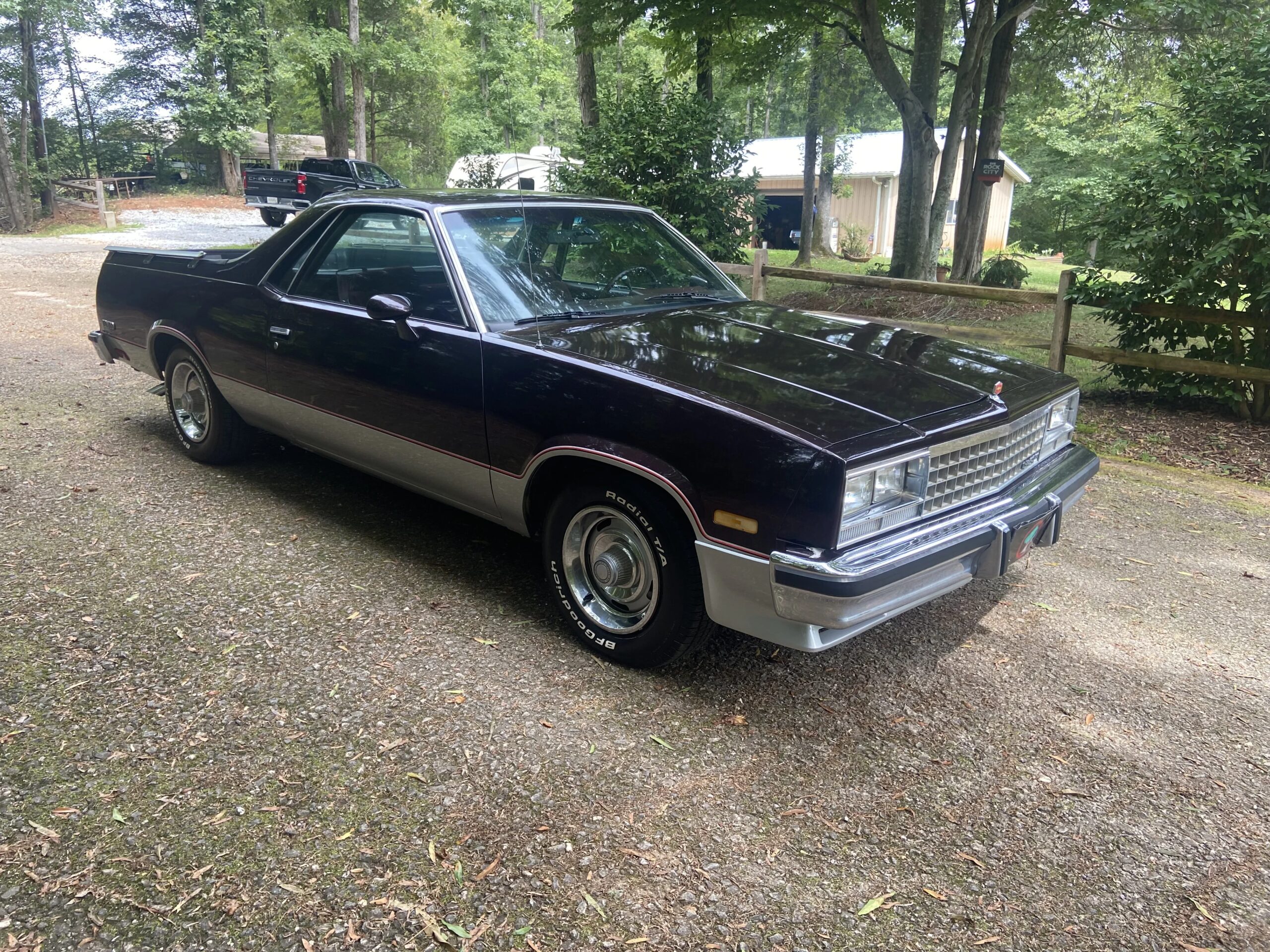 Chevrolet-El-camino-ss-1985-Burgundy-Burgundy-2