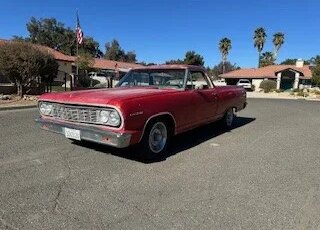 Chevrolet-El-camino-v8-1964-Red-Brown-1