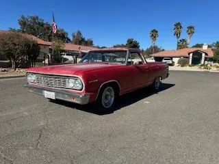 Chevrolet-El-camino-v8-1964-Red-Brown-1