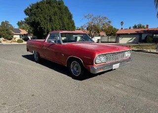 Chevrolet-El-camino-v8-1964-Red-Brown