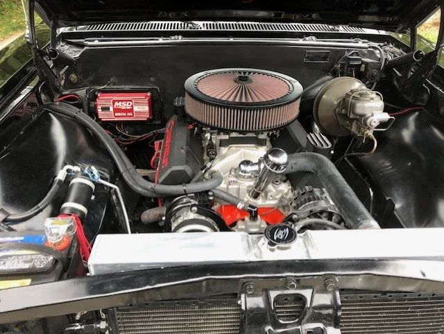 Chevrolet-El-camino-v8-1966-Black-Black-5